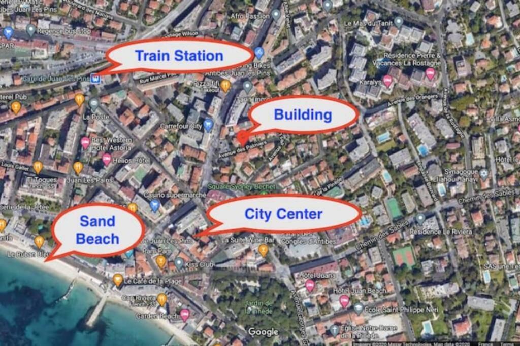 Coeur De Juan, Calme, 300M Plages - Easy Check-In Antibes Exteriér fotografie